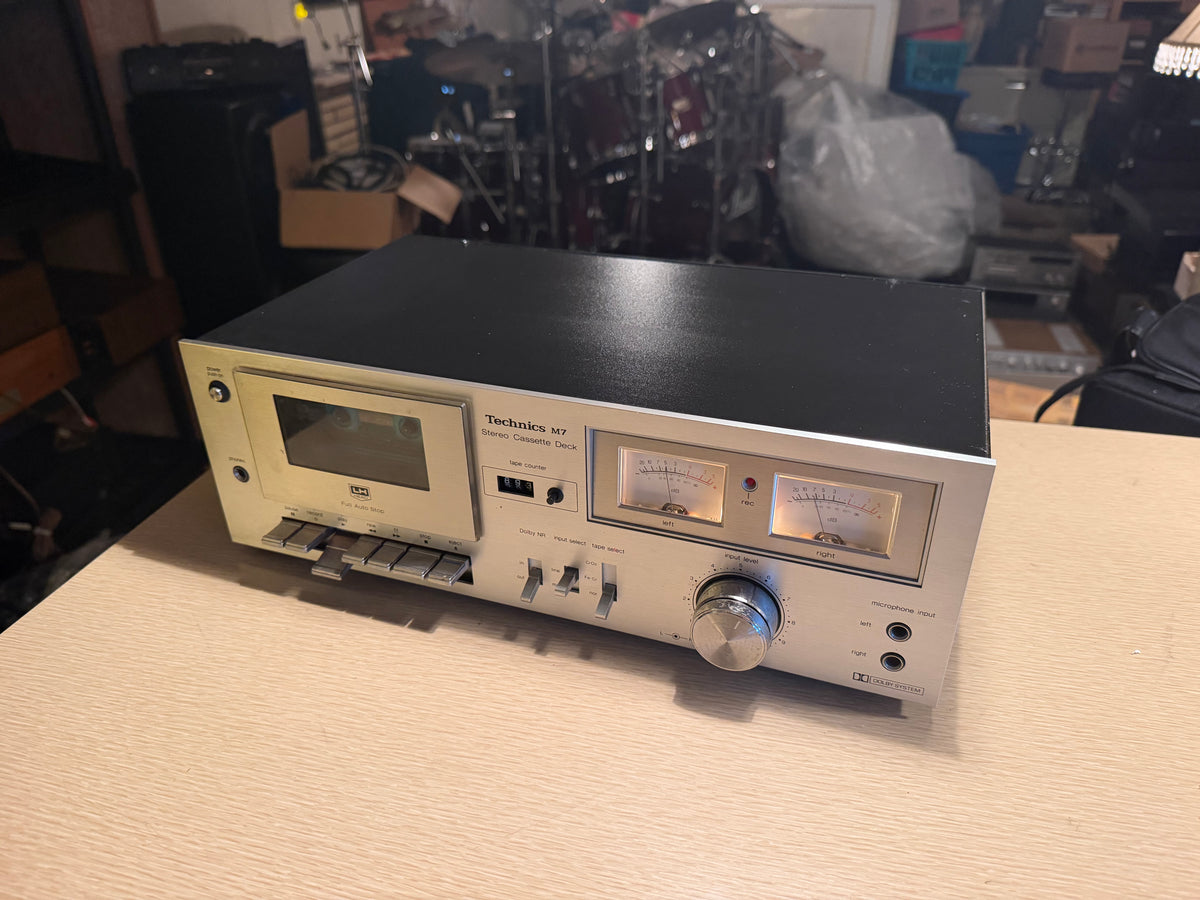 Technics RS-M7 Stereo Cassette Deck Works Great Full Fresh Service Near Mint🎶🔥