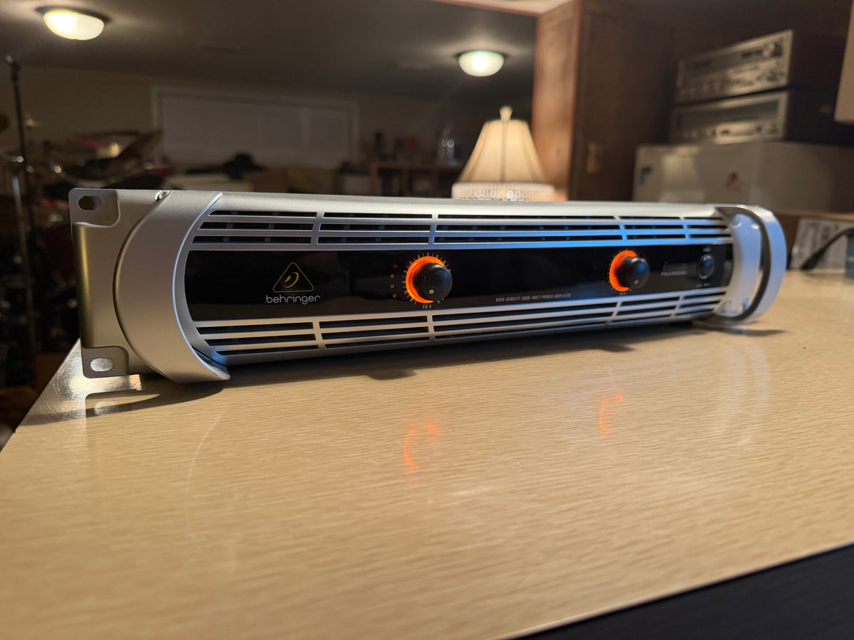 Behringer iNUKE NU3000DSP 3000W High-Density Power Amplifier Serviced Beast 🔥🎶