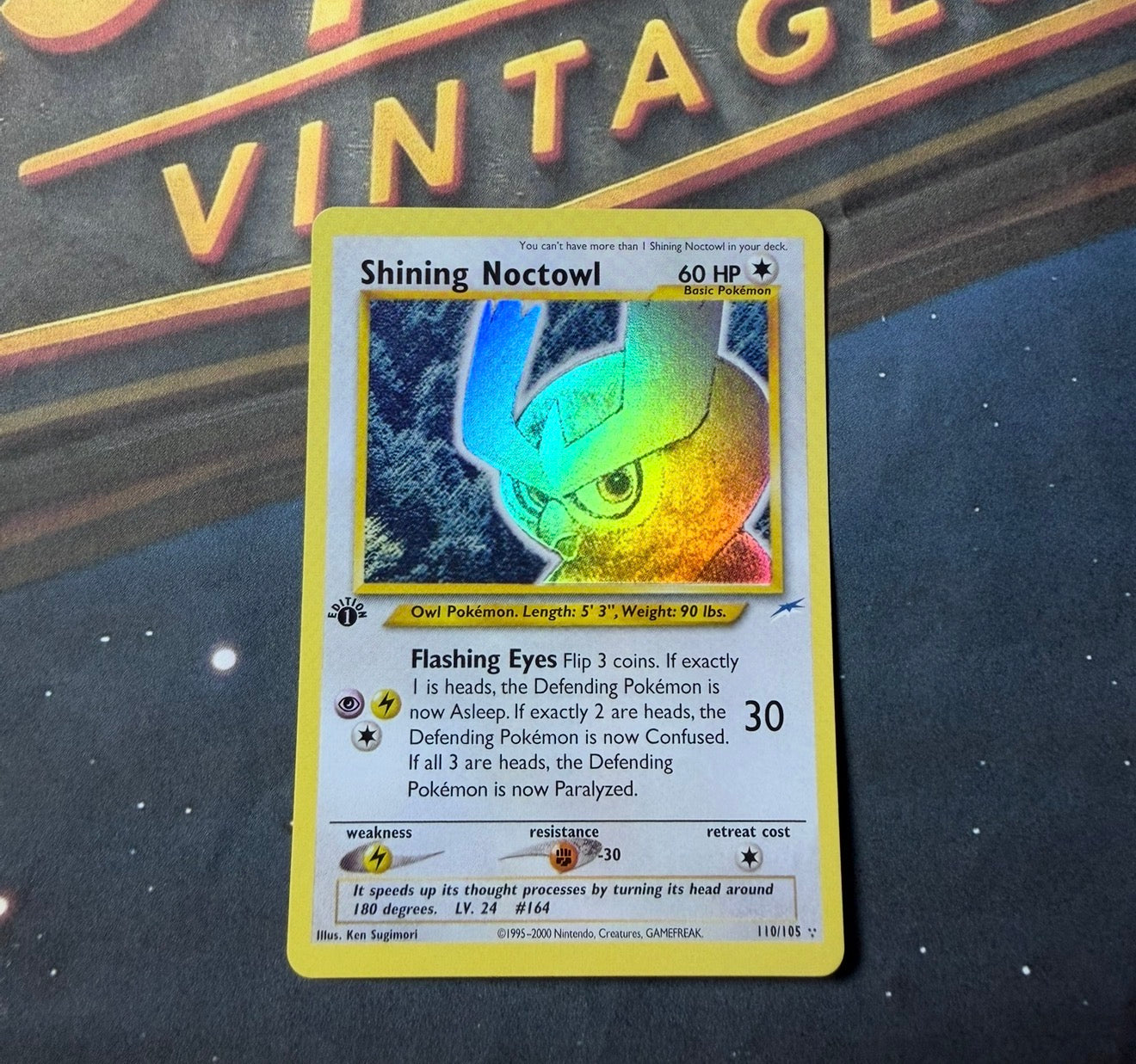 Shining Noctowl 110/105 Neo Destiny Holo First Edition LP