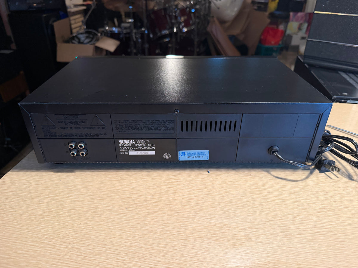 Yamaha KX-530 Stereo Cassette Deck Recapped Fresh Service Sounds Great 🔥🎶