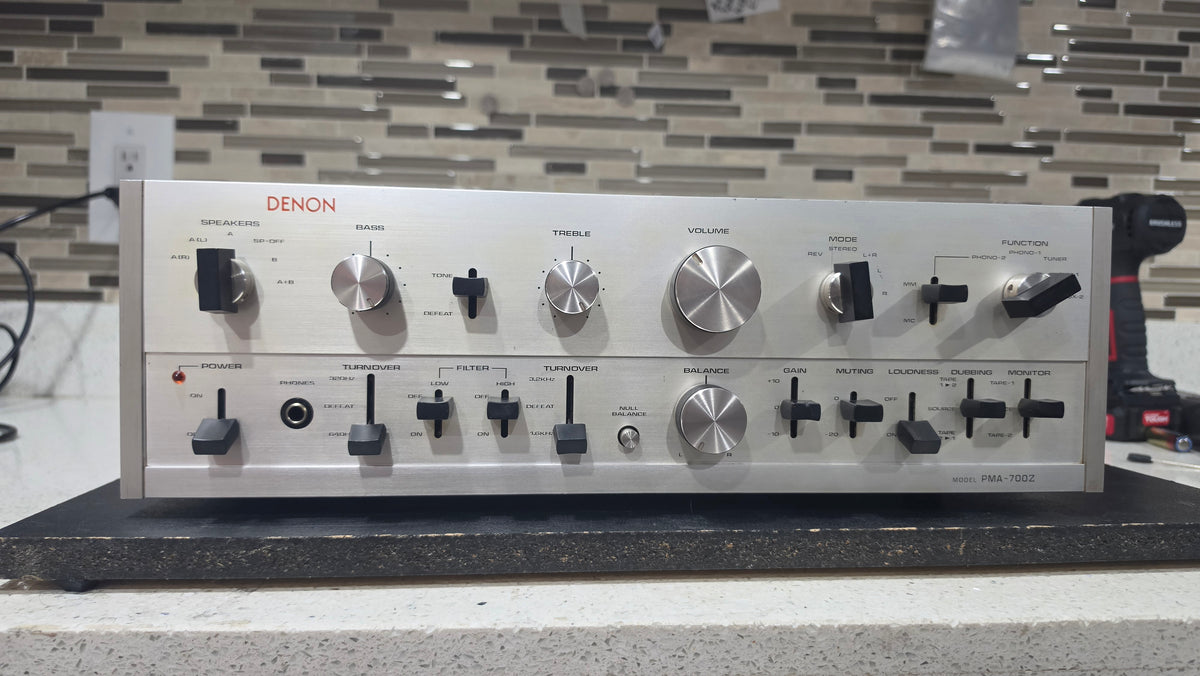 Vintage Denon PMA-700Z Integrated Amplifier – Fully Serviced & Recapped
