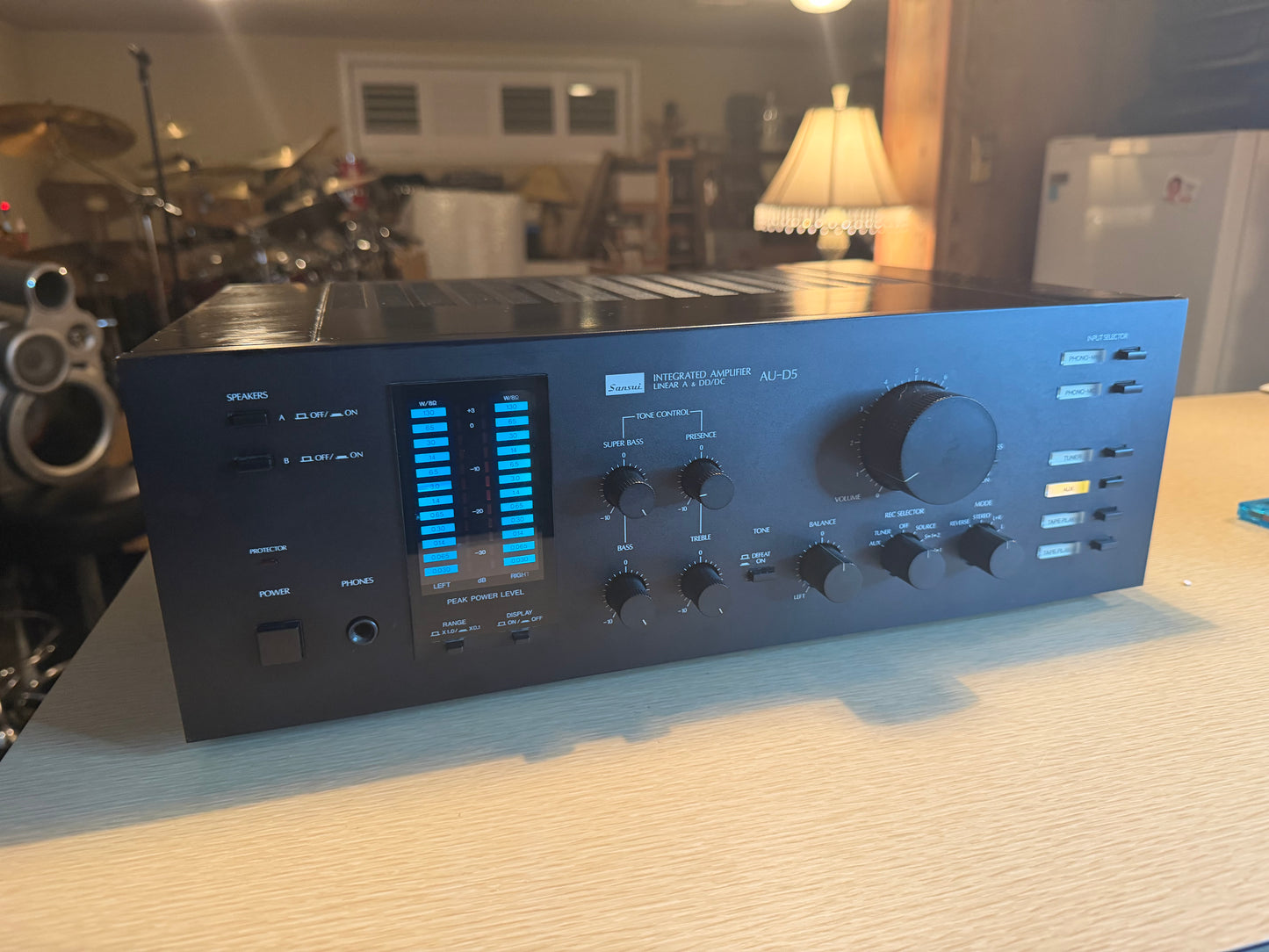 Sansui AU-D5 Integrated Amplifier Vintage Japan Full FRESH Service 65WPC Beauty!