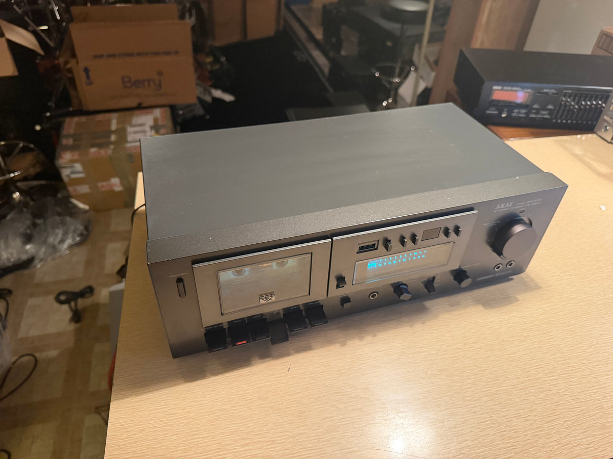 AKAI GX-M10 Cassette Deck High Fidelity Full Fresh Service Works Great V Rare🎶