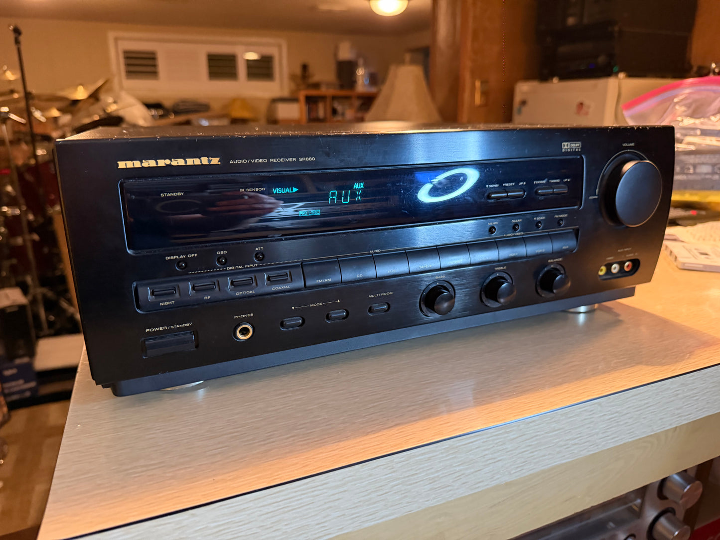 Marantz SR880 Audio / Video Receiver Tested Full Fresh Service Rare 110 WPC TANK