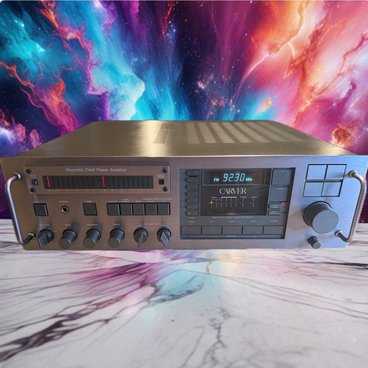 Carver MXR-2000 Stereo Receiver FRESH Pro Service Flagship Carver 200WPC Amp🔥🎶