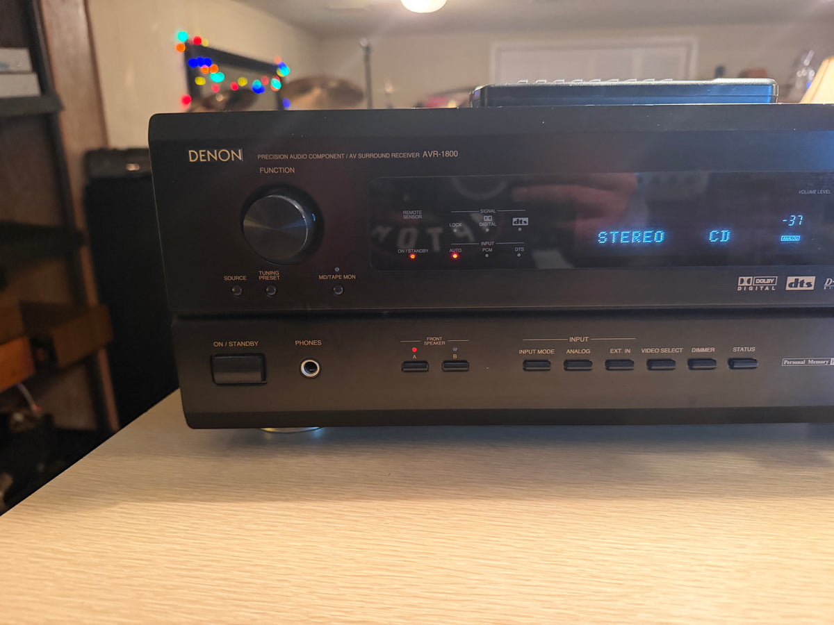 Denon AVR-1800 Precision Audio Component/AV Surround Receiver Serviced Beauty🔥