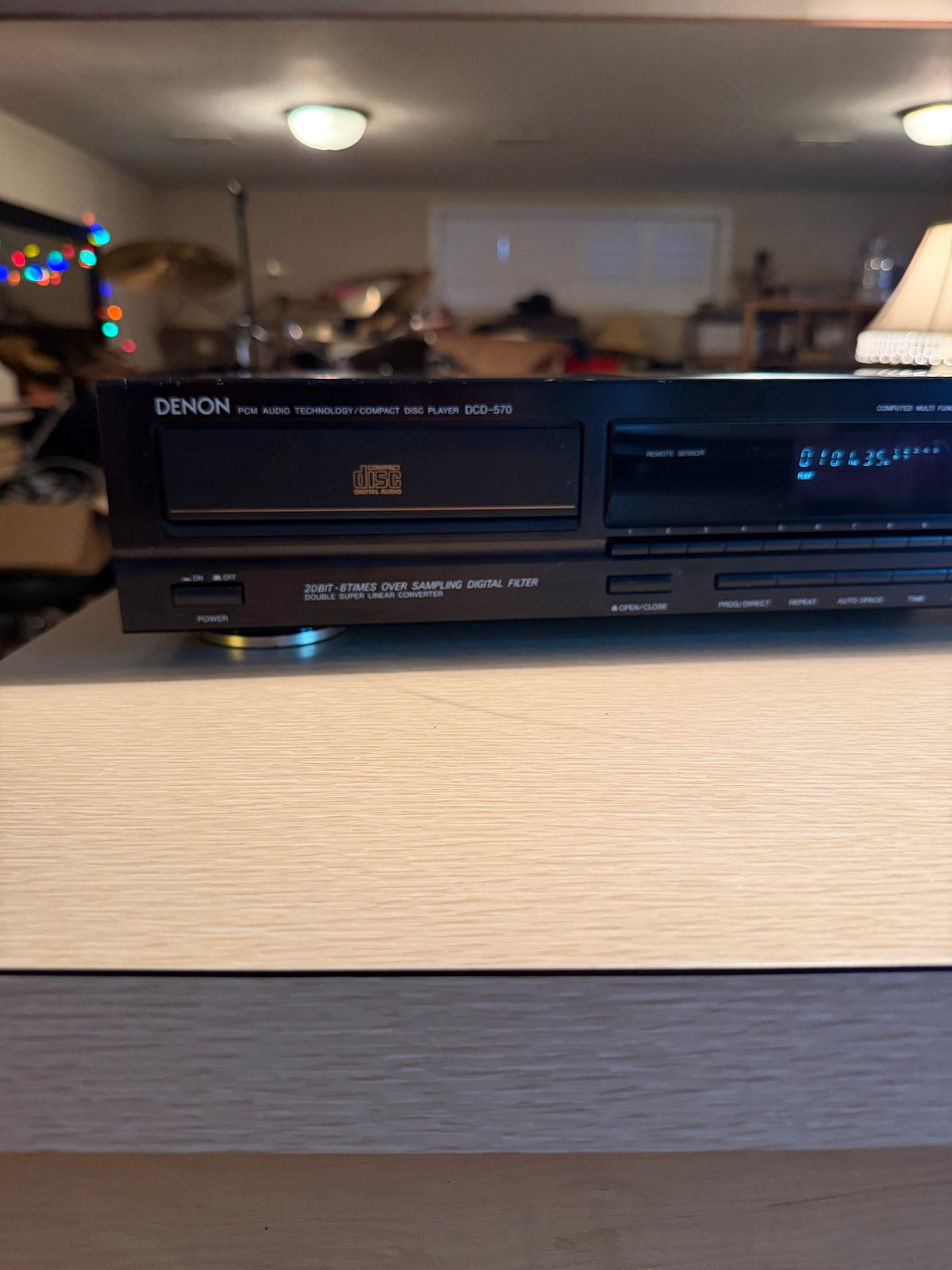 Denon DCD-570 PCM Audio Technology/Compact Disc Player Full Fresh Service Beauty