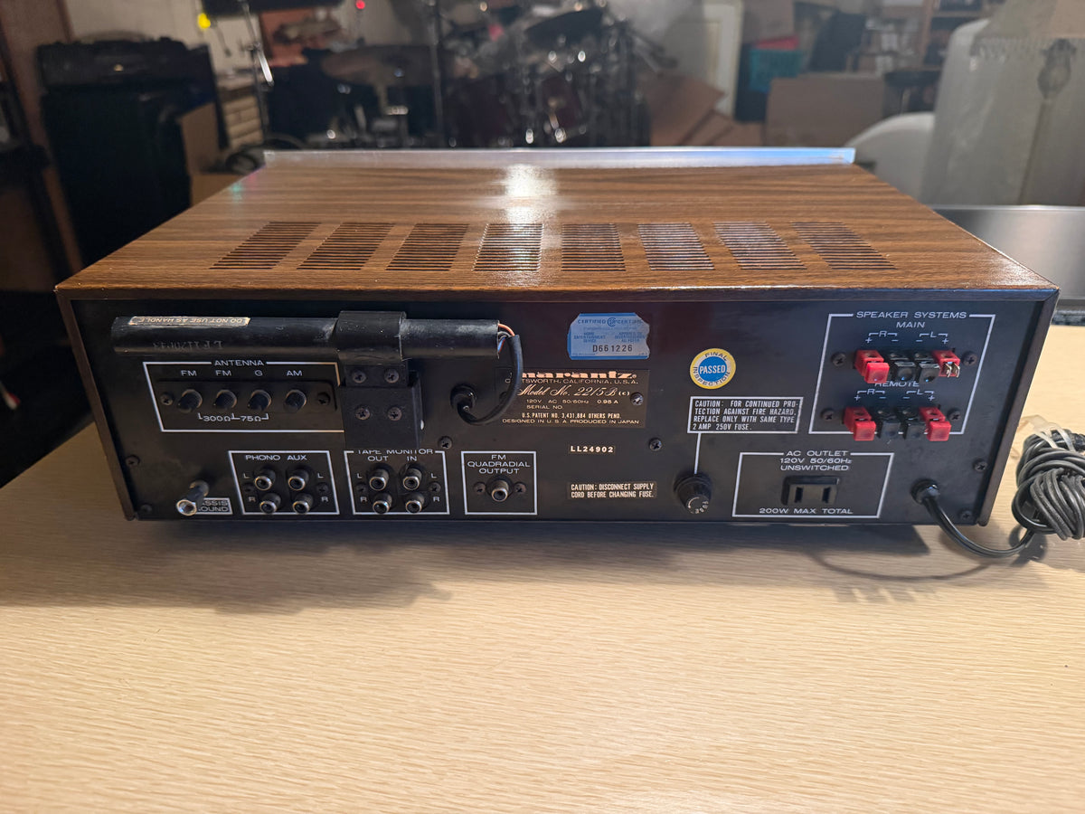 Marantz 2215B Stereo Receiver, New LED's, Fresh Pro Service Near Mint Beauty🎶🔥