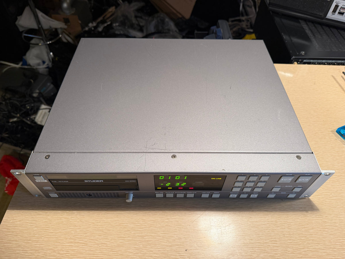 Studer D732 Professional Cd Player Cds Series Rack Mount Very Rare Serviced🔥🎶