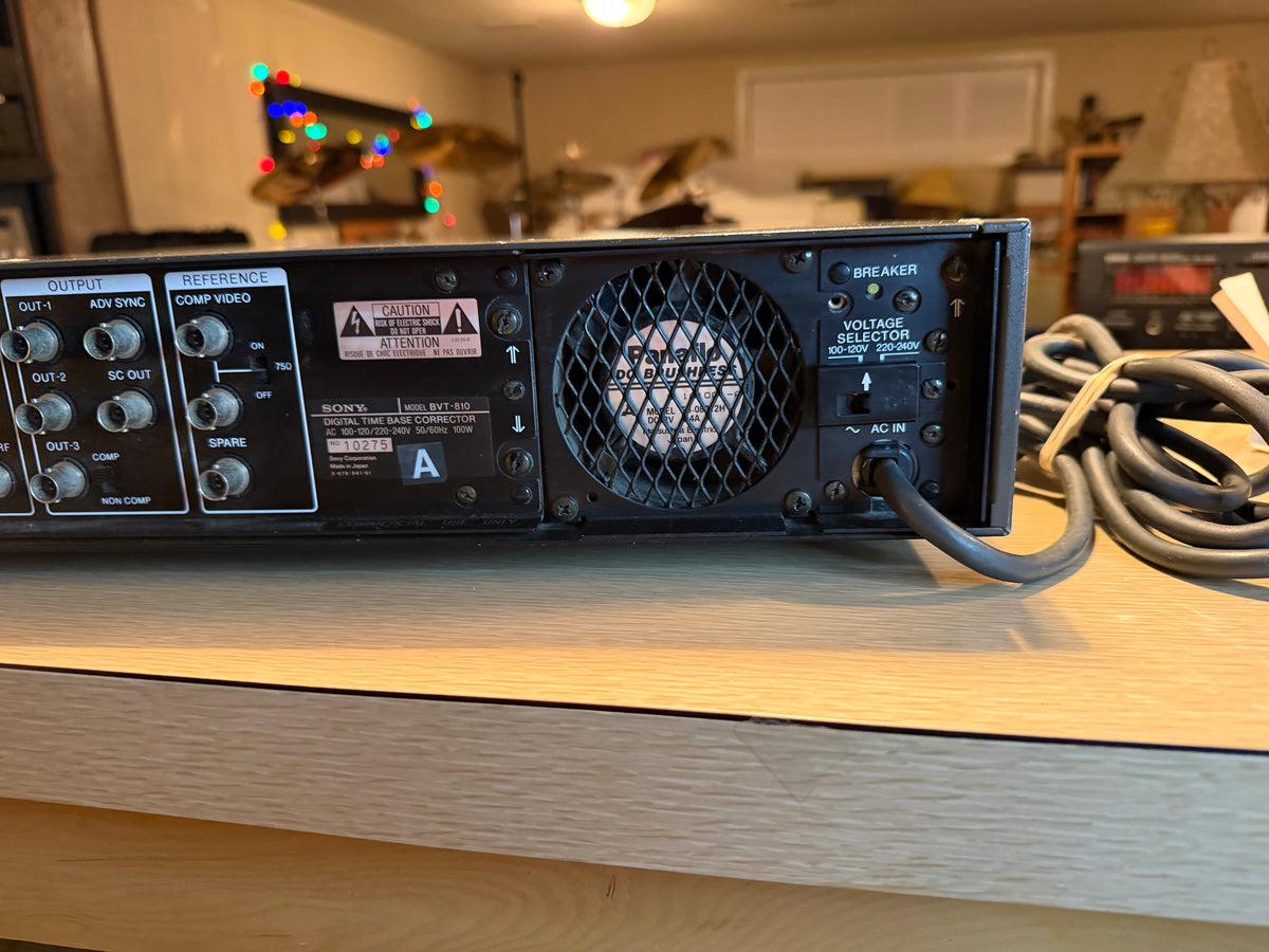 Sony BVT-810 Professional Time Base Corrector TBC U-matic Broadcast Fully Works!