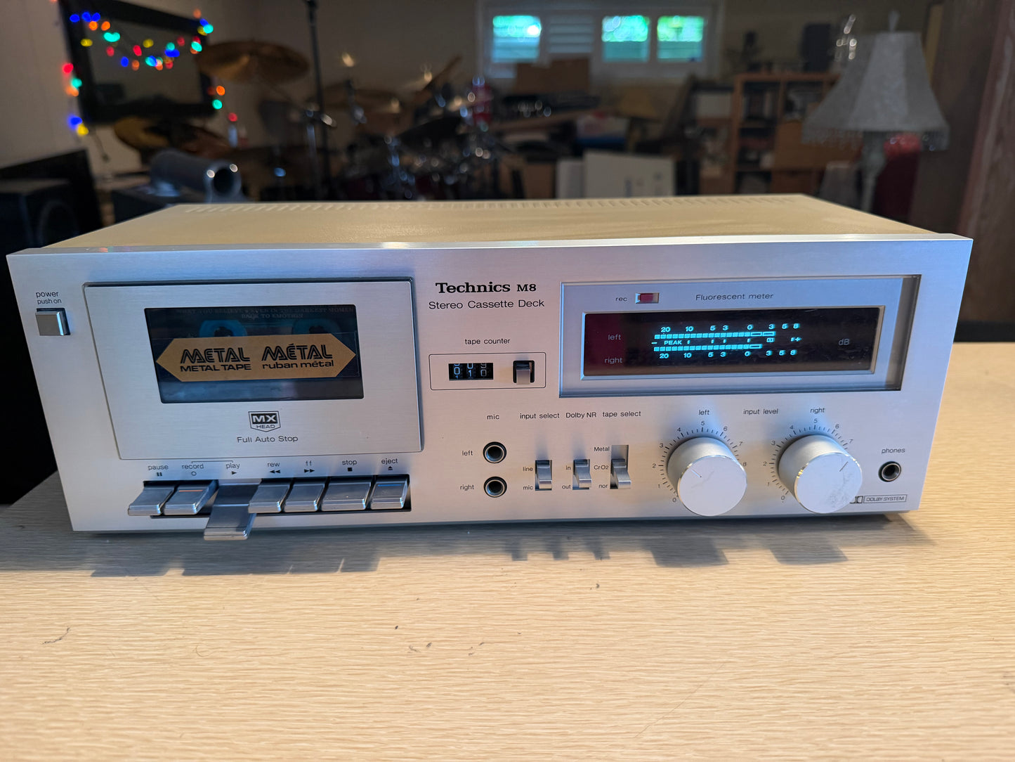Technics RS - M8 Stereo Cassette Deck Made In Japan FULL FRESH SERVICE NICE!🎶