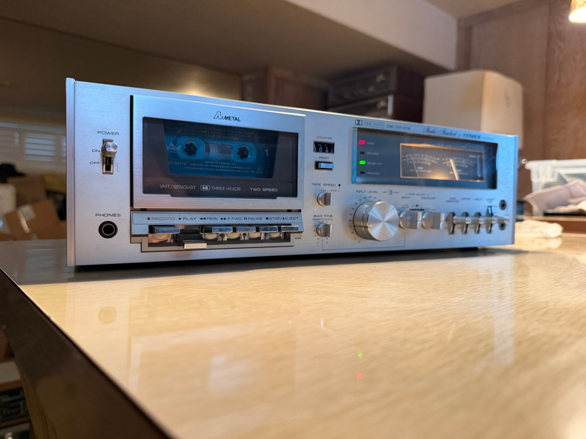 Fisher CR-4029 3 Head High Fidelity Cassette Tape Deck Pro Servicing Near Mint🎶