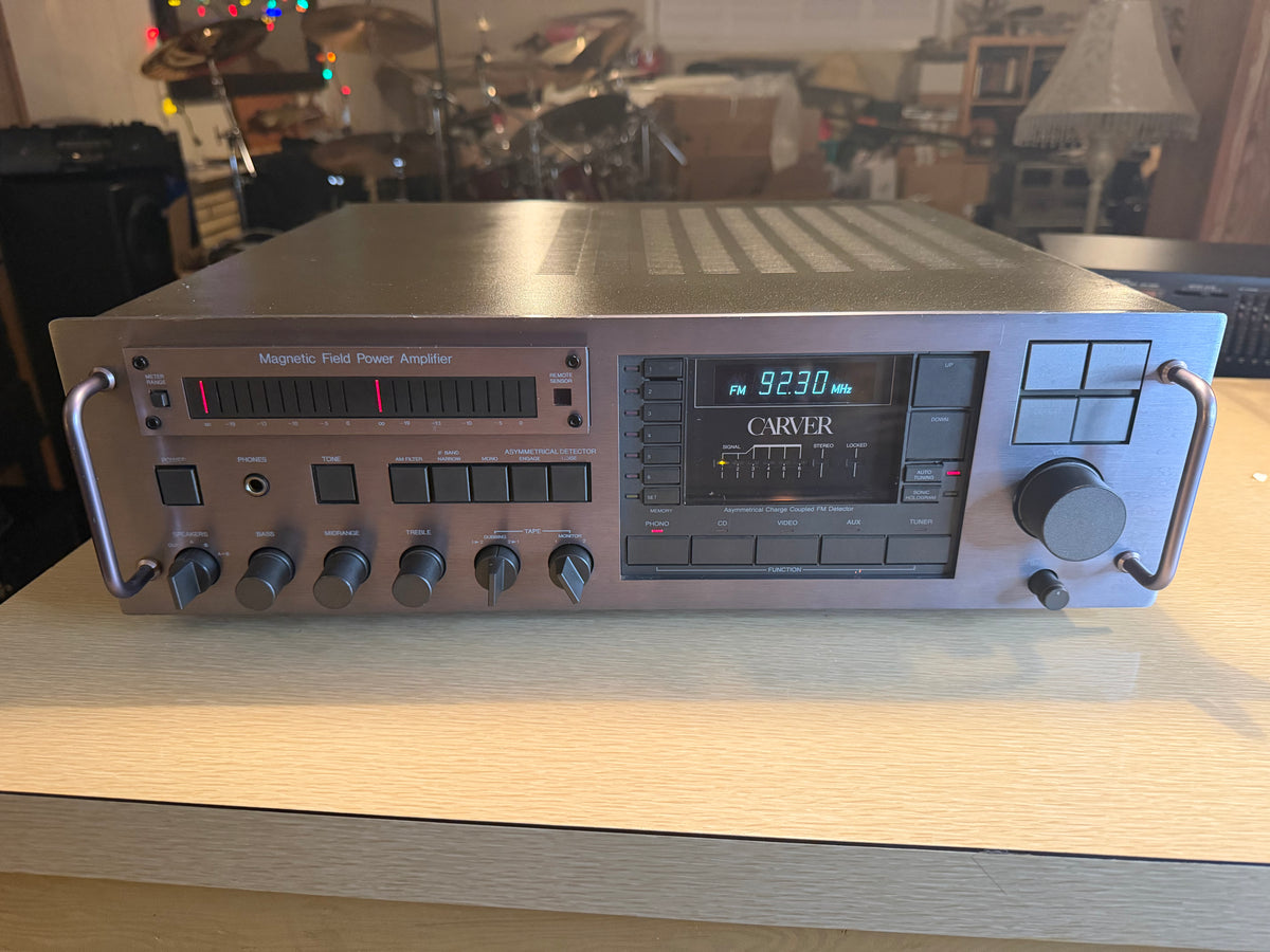 Carver MXR-2000 Stereo Receiver FRESH Pro Service Flagship Carver 200WPC Amp🔥🎶
