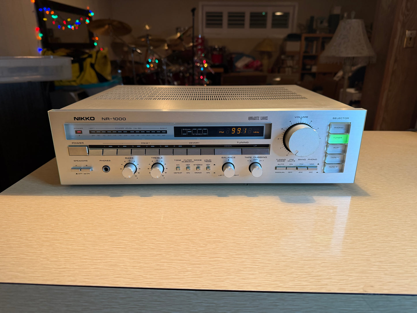 Nikko NR-1000 Quartz Lock AM/FM Receiver EXCELLENT SHAPE FULL FRESH SERVICE 🔥