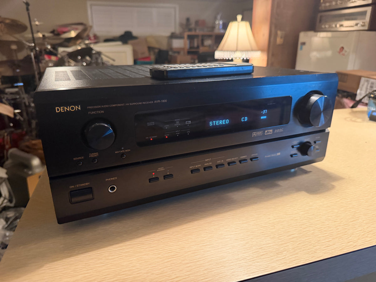 Denon AVR-1800 Precision Audio Component/AV Surround Receiver Serviced Beauty🔥