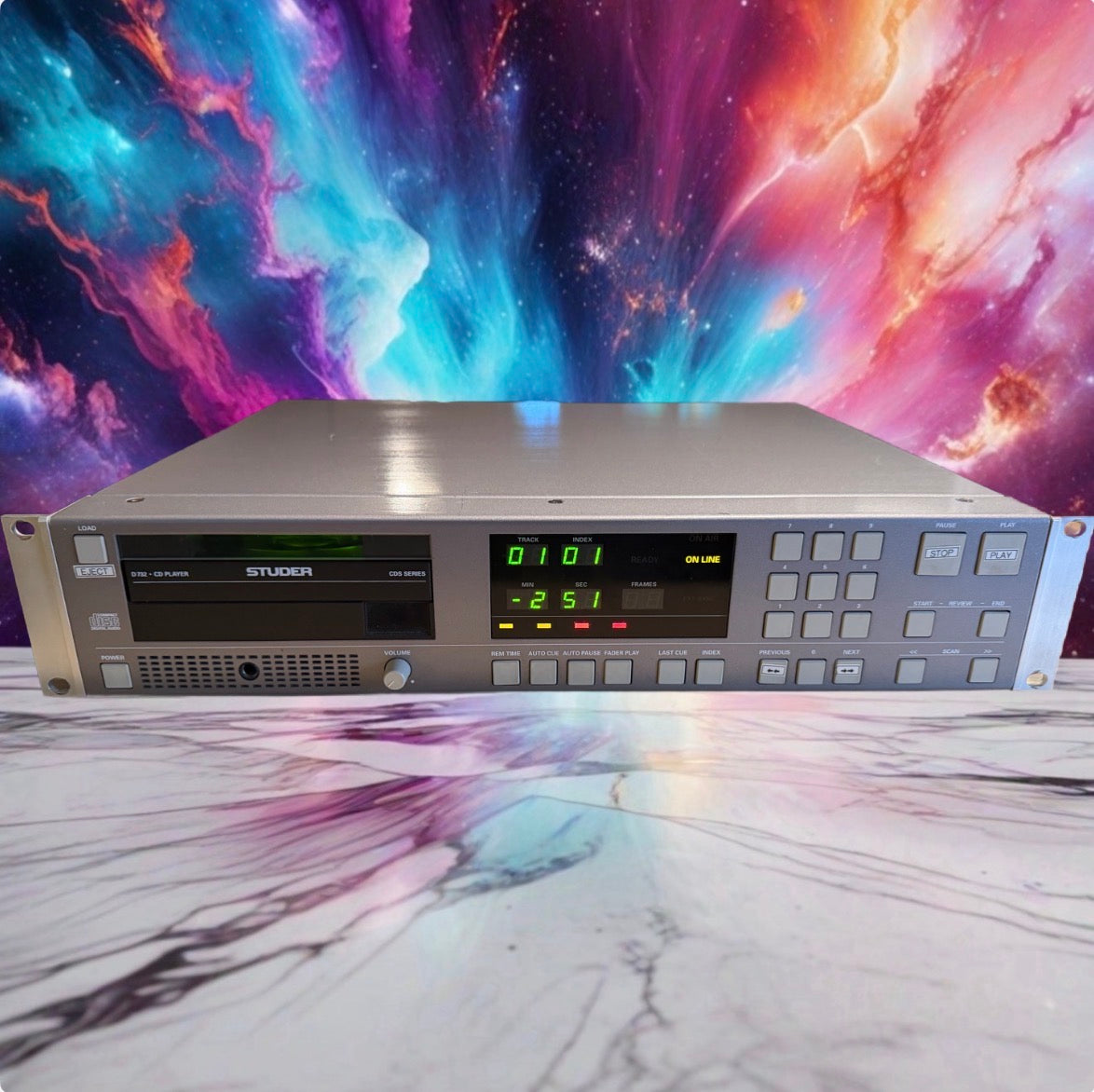 Studer D732 Professional Cd Player Cds Series Rack Mount Very Rare Serviced🔥🎶