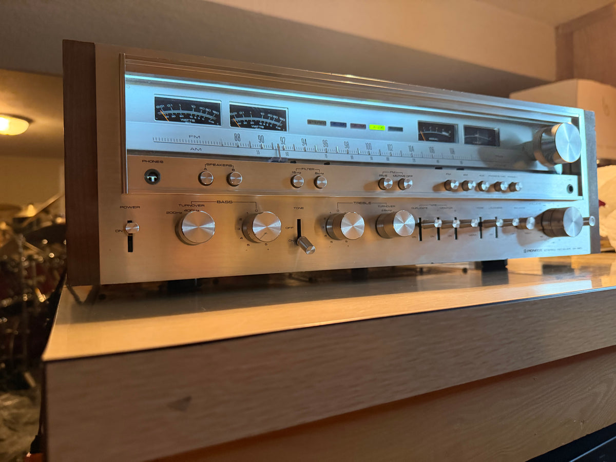 MONSTER Pioneer SX-980 Vintage Receiver Amplifier Fresh Pro Service New Bulbs 🔥