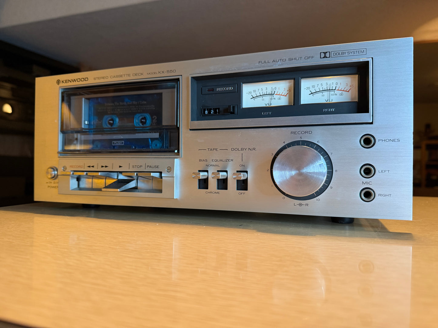 Vintage Kenwood Stereo Cassette Deck (Model KX-550) FULL FRESH SERVICING V RARE!