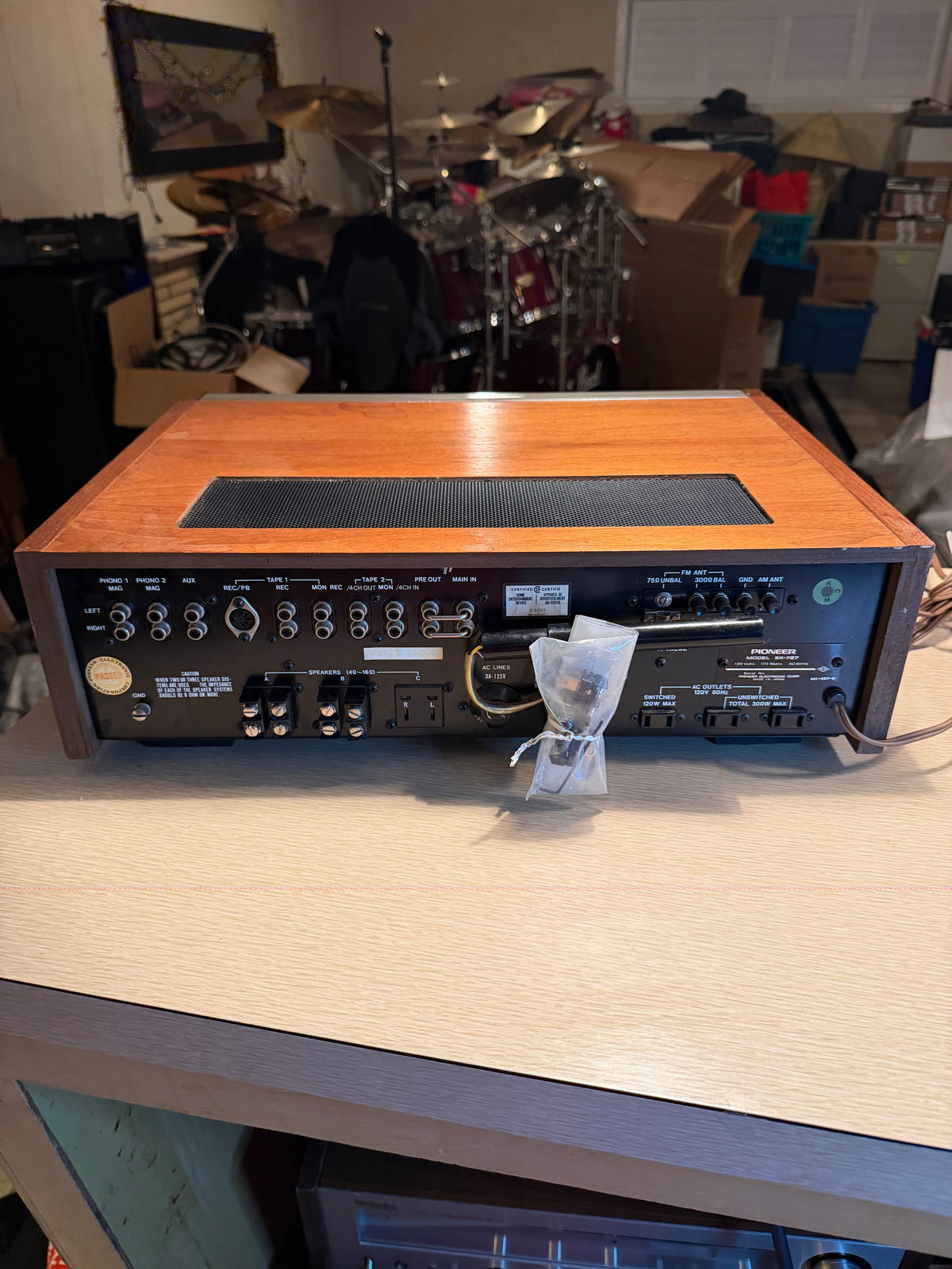 Near Mint Serviced Pioneer SX-727 Vintage Stereo Receiver With OEM Box Beauty🎶