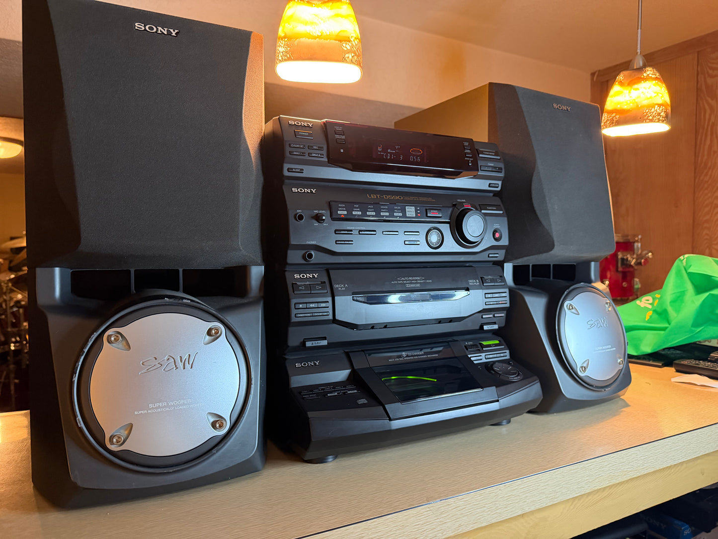 Vintage Sony LBT-D590 Model HCD-D590 Stereo System Tested Fully Functional 🔥