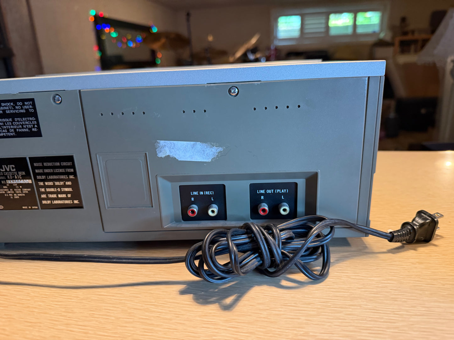 JVC KD-A1 Cassette Deck; New Belts; High Fidelity Beautiful VU Meters Very Rare!