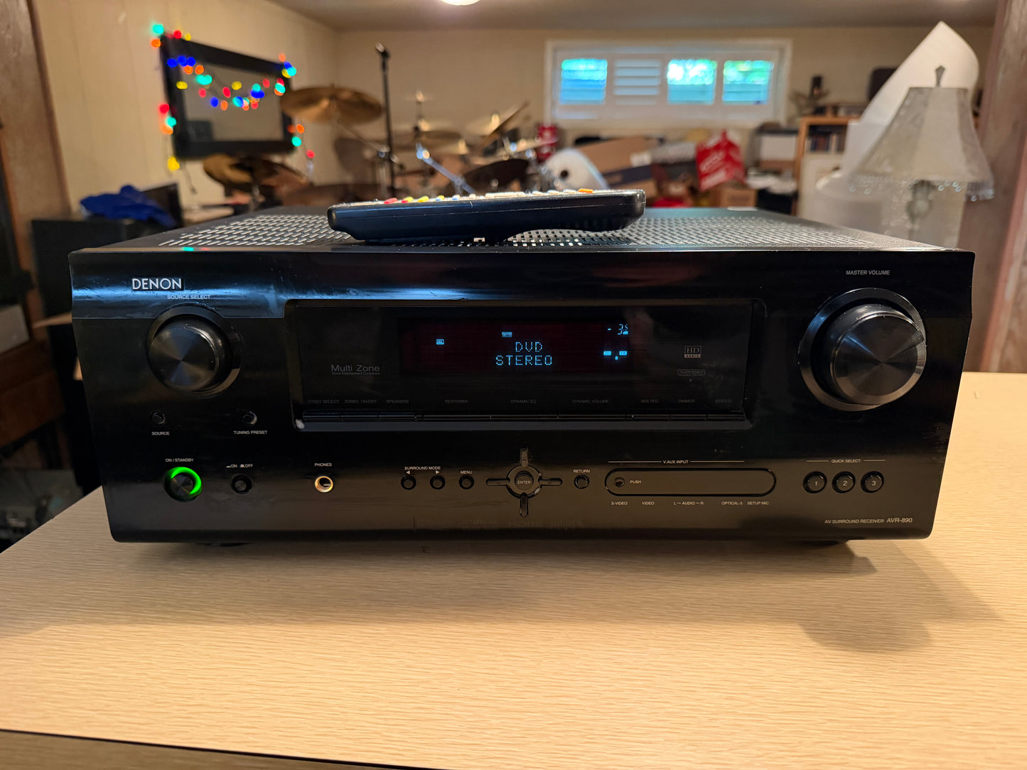 Denon AVR-890  7.1 SURROUND AV Hdmi Stereo Receiver Remote Bundle Fresh Service!