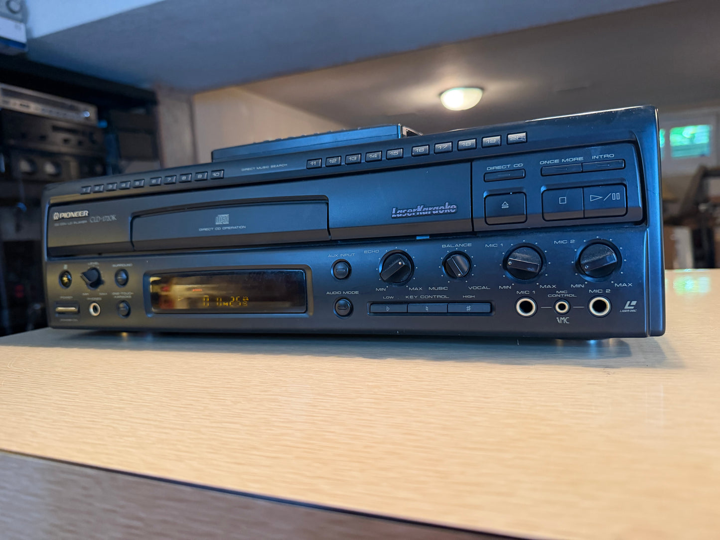 Pioneer CLD-1720K Cd Cdv Ld Laserdisc Karaoke Player Excellent Serviced Remote🔥