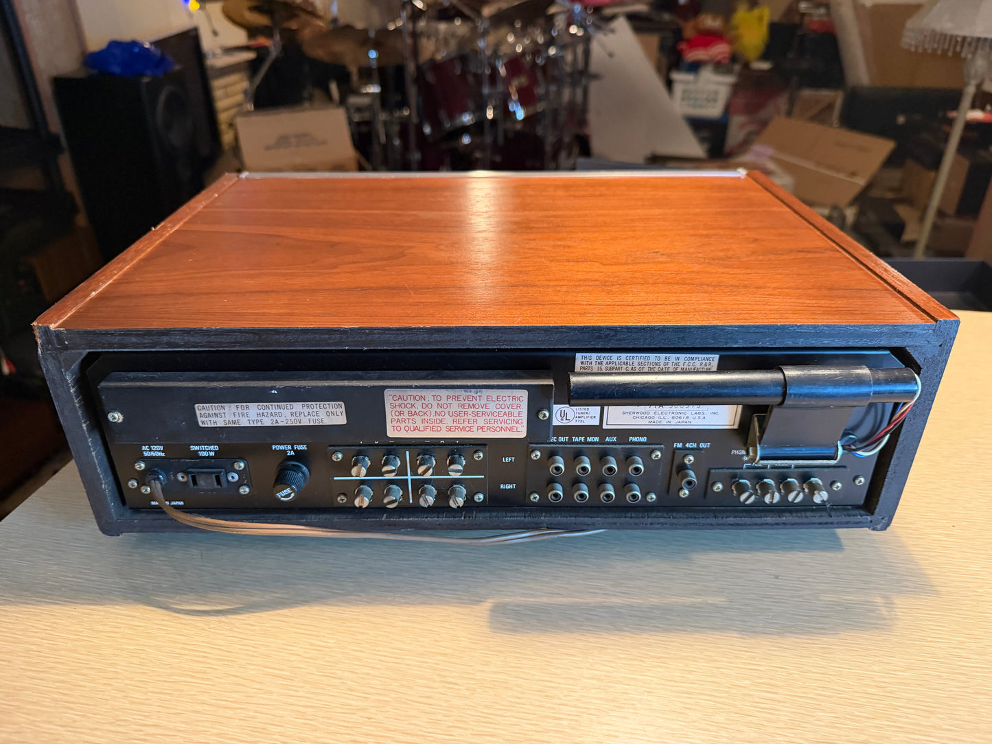 Sherwood S‑7100A Receiver Beauty Face, Tested & Cleaned Sounds Great Very Rare🔥
