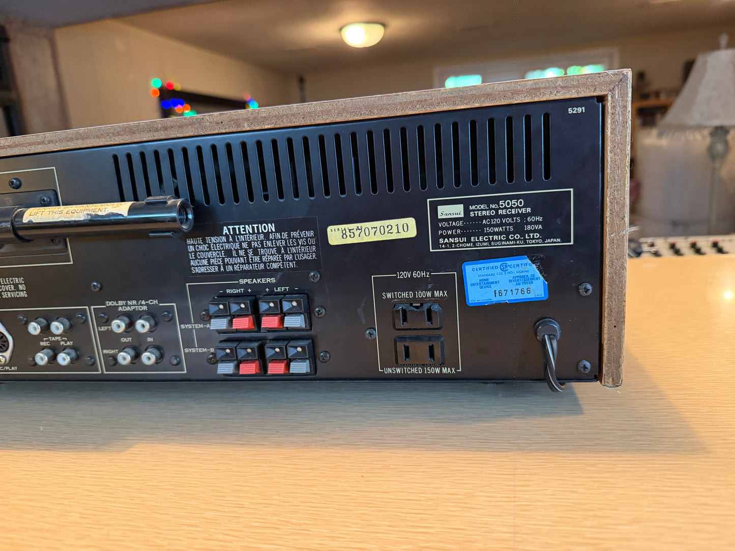 Sansui 5050 AM/FM Stereo Receiver 33 WPC N Mint Refinished + Pro Servicing🎶🔥