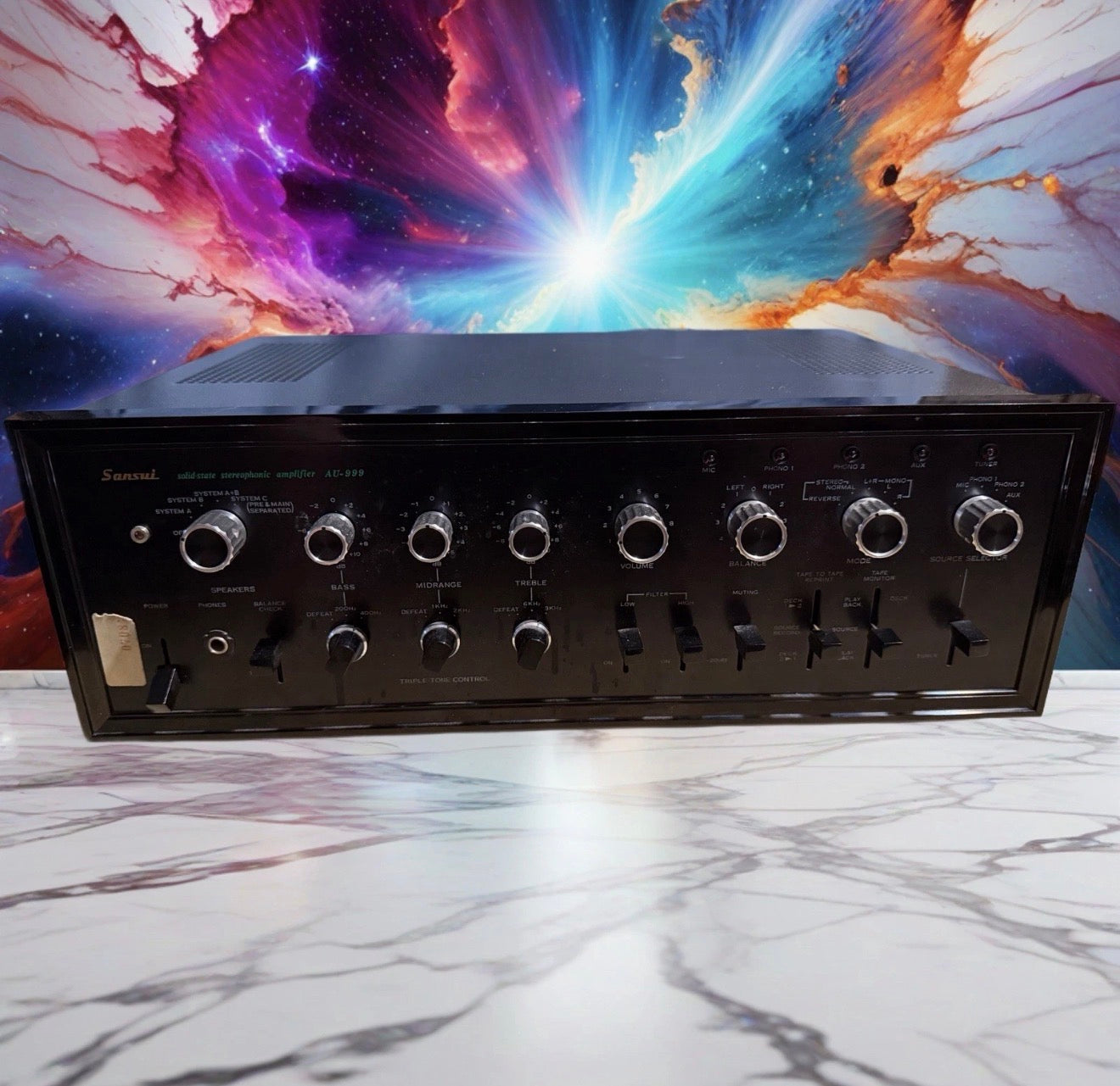 VINTAGE SANSUI AU-999 SOLID STATE STEREOPHONIC AMPLIFIER INTEGRATED AMP SERVICED