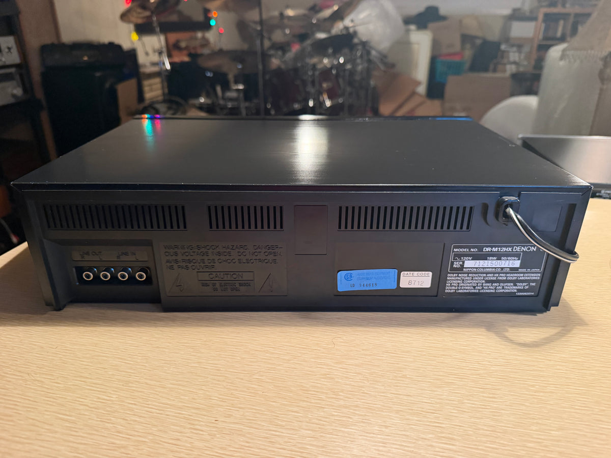Denon DR-M12HX Stereo Cassette Deck 3 Motor Dolby B/C HX Pro Fresh Service🎶🔥