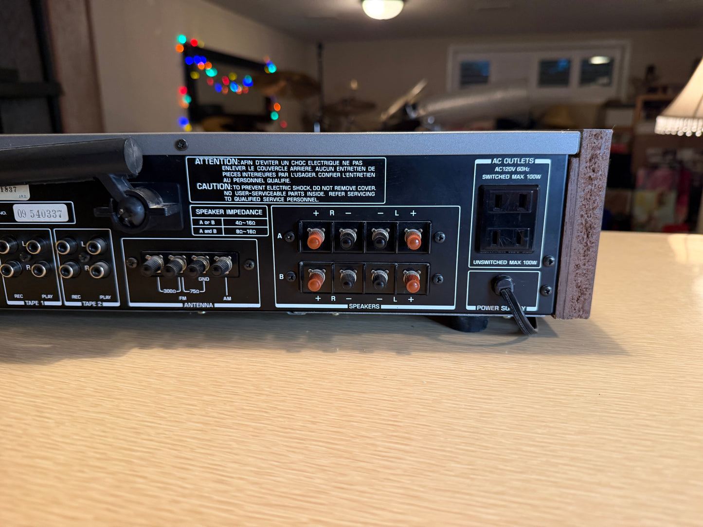 Aurex Digital Synthesizer Stereo Receiver Model SA-S55 FRESH Service 55WPC RaRe