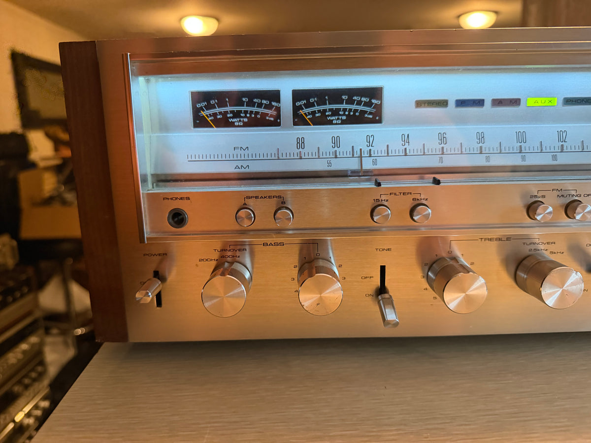 MONSTER Pioneer SX-980 Vintage Receiver Amplifier Fresh Pro Service New Bulbs 🔥