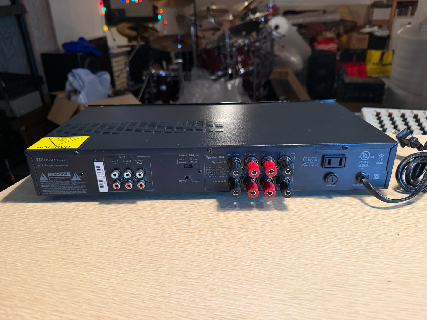 Russound P75 Stereo Power Amplifier P75 Freshly Serviced Very Rare Audiophile🎶