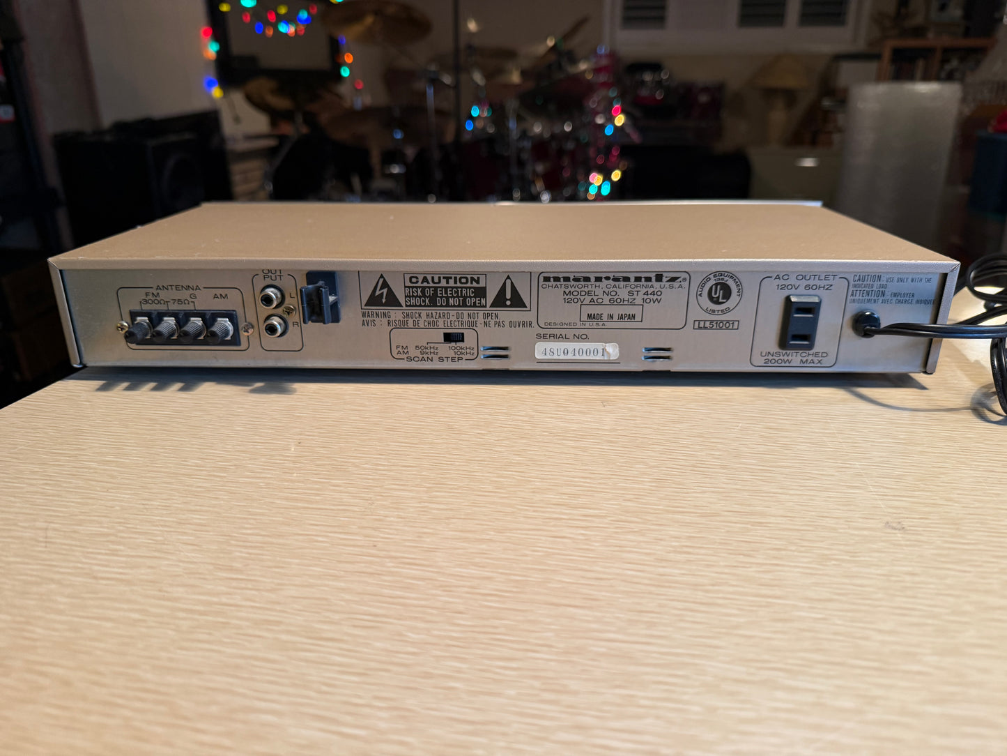 GOLD Marantz ST440 AM/FM Stereo Synthesised Tuner Digital Display Serviced RARE!