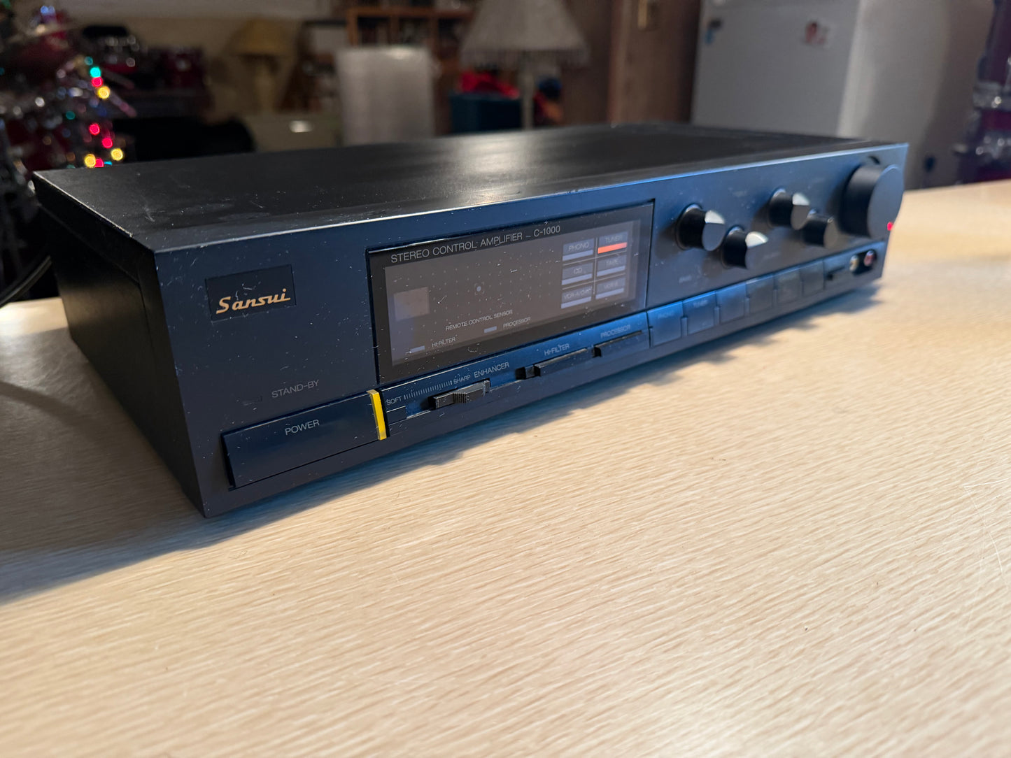 Sansui C-1000 Vintage Stereo Control Preamplifier Audio Component Fresh Service!
