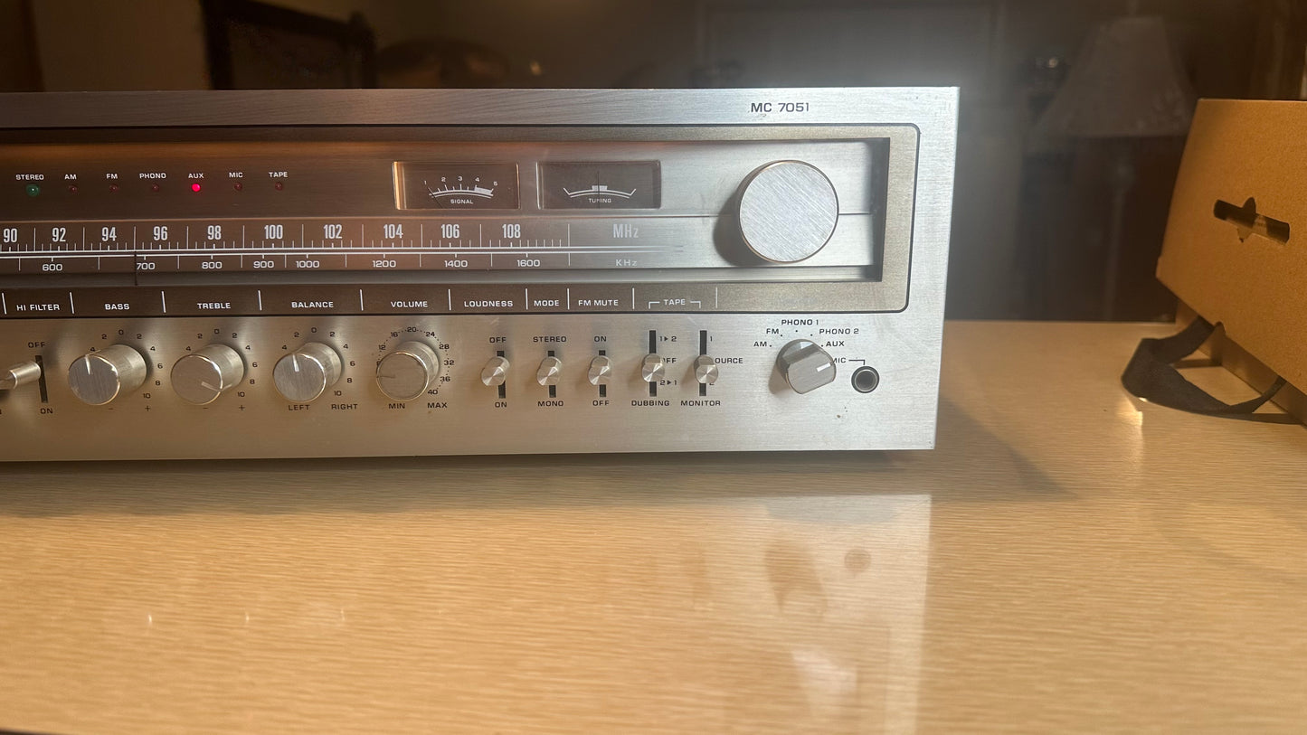 Vintage Zenith Model MC-7051 Stereo Receiver - Great Condition! 40WPC *SERVICED*