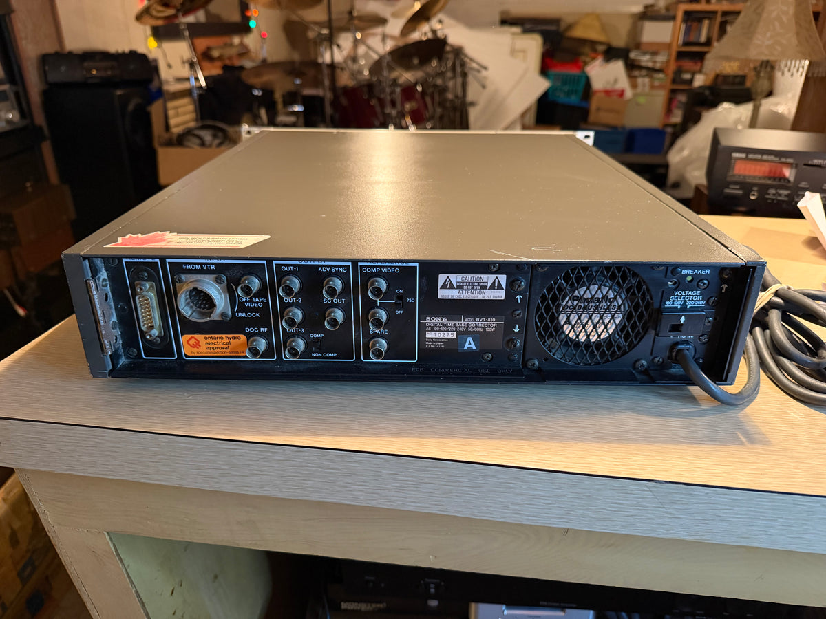 Sony BVT-810 Professional Time Base Corrector TBC U-matic Broadcast Fully Works!