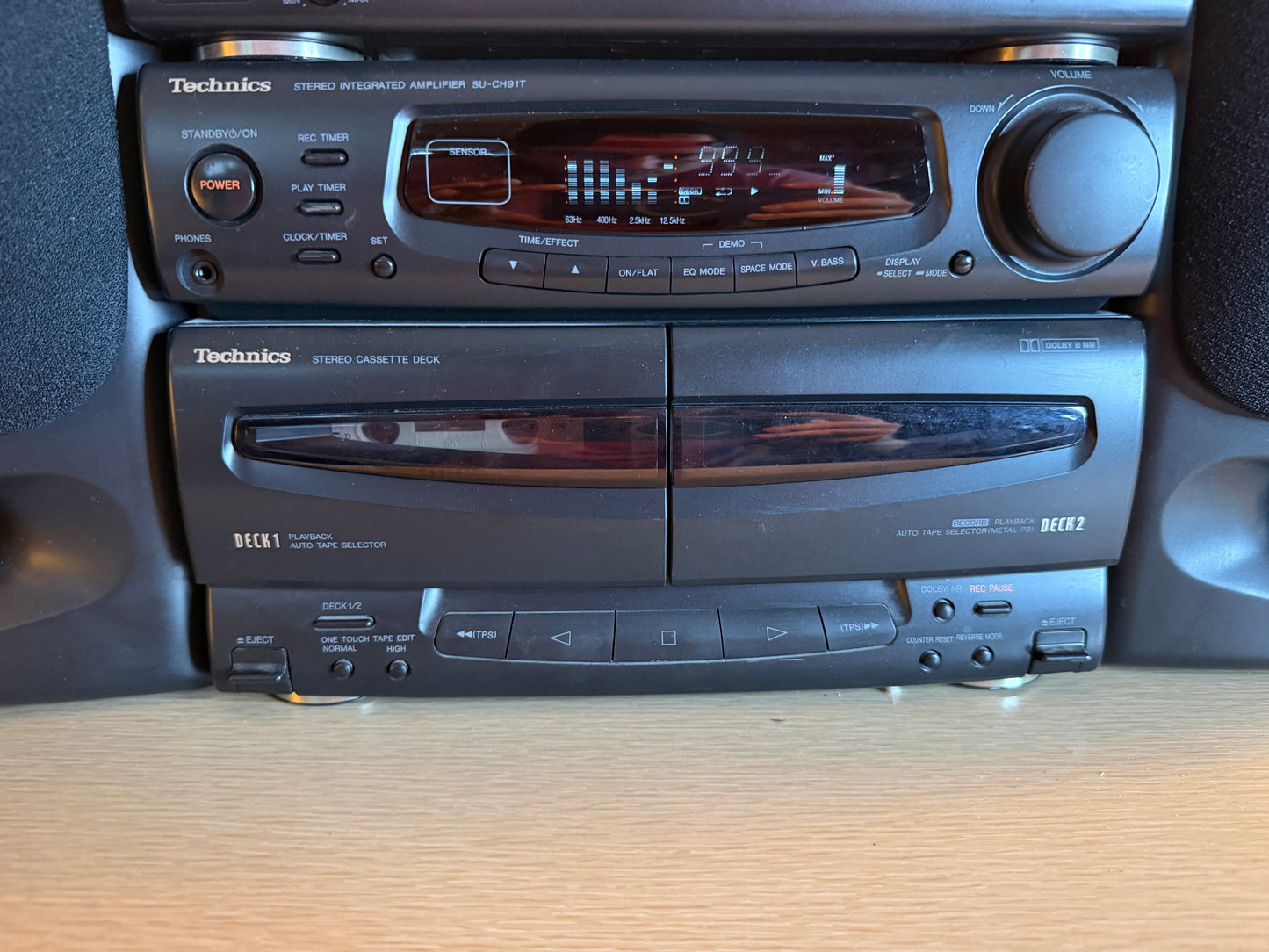 Technics SC-CH90t System SU-CH91T Cassette Deck Amp+SL-CH90T Tuner Cdp Serviced!