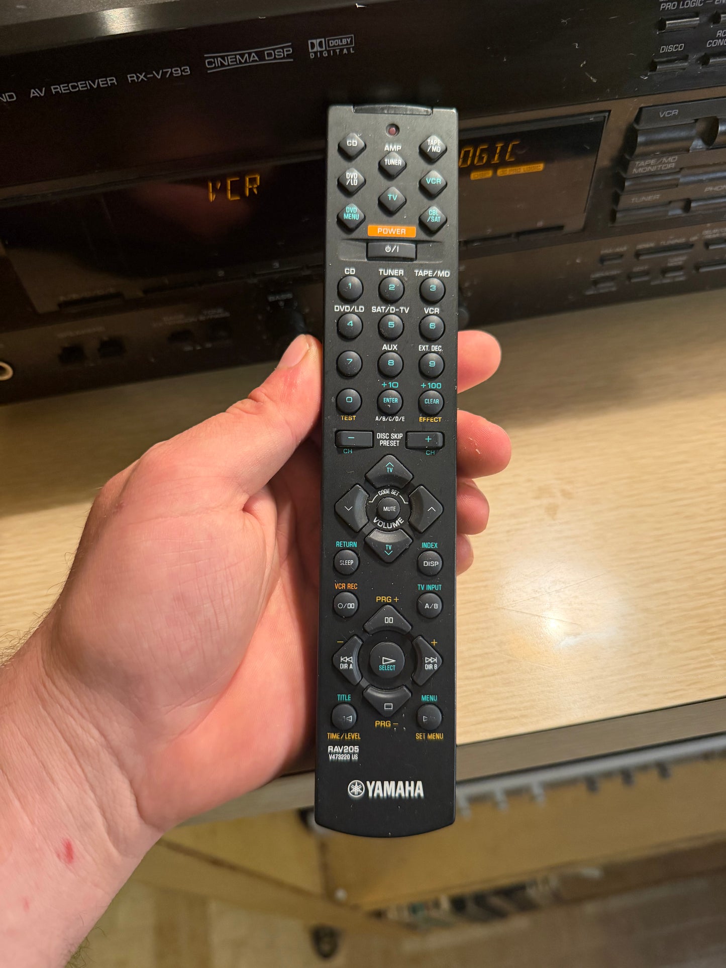 Yamaha RX-V793 Dolby Amplifier AV Receiver 5.1 Channel Serviced W Remote Bundle!