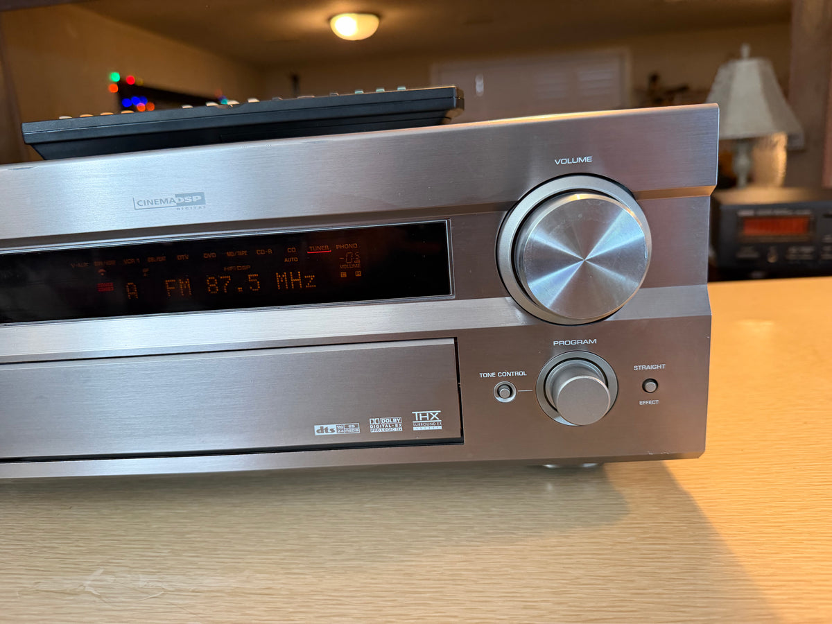 Yamaha RX-V1500 AV receiver 7.1 ch 120WPC Fresh Service Near Mint Remote Bundle!