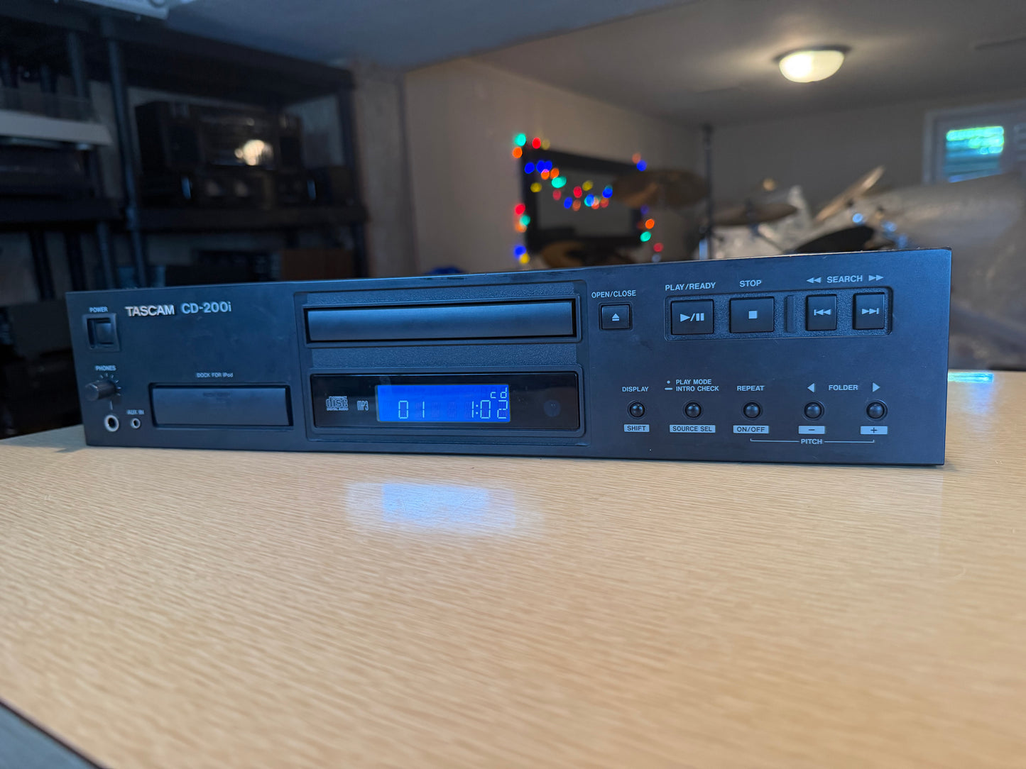 Tascam CD-200i Professional CD Player High fidelity Fresh Servicing Rare 🎶🔥