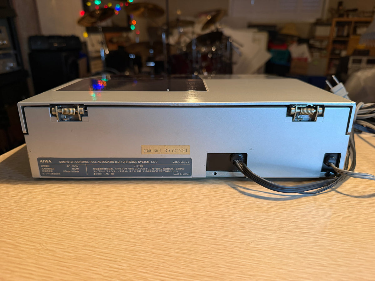 Aiwa LX-7 Linear Tracking Fully Automatic Direct Drive Turntable Fresh Service🔥