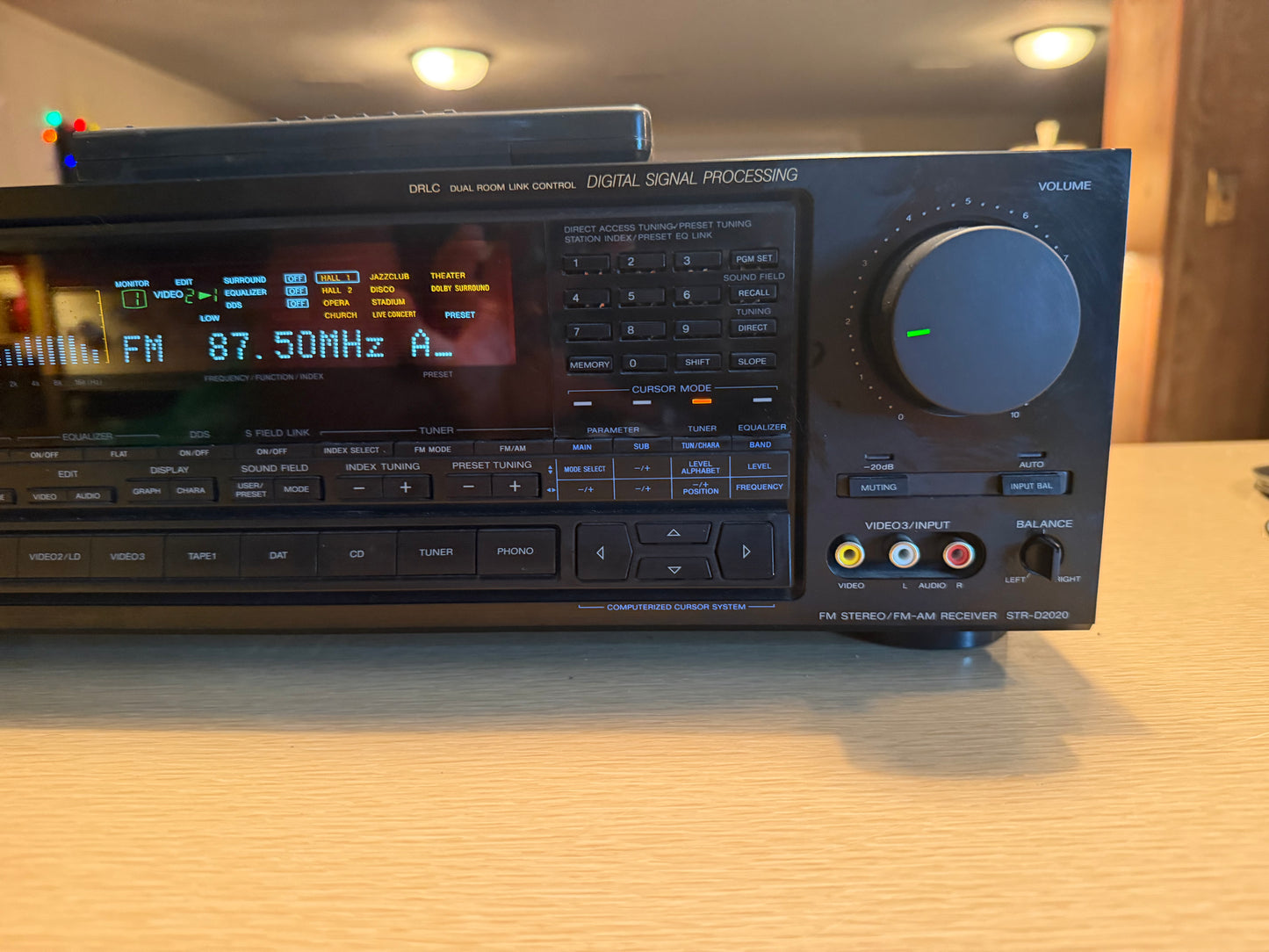 Sony STR‑D2020 Near‑Mint Receiver w/ Built‑In Equalizer Fresh Service 130WPC