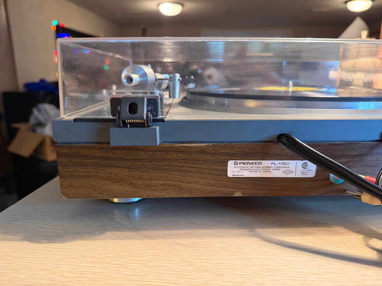 1976 Pioneer PL-115D Belt-Drive Turntable, New Belt + Stylus, Serviced Beauty🎶