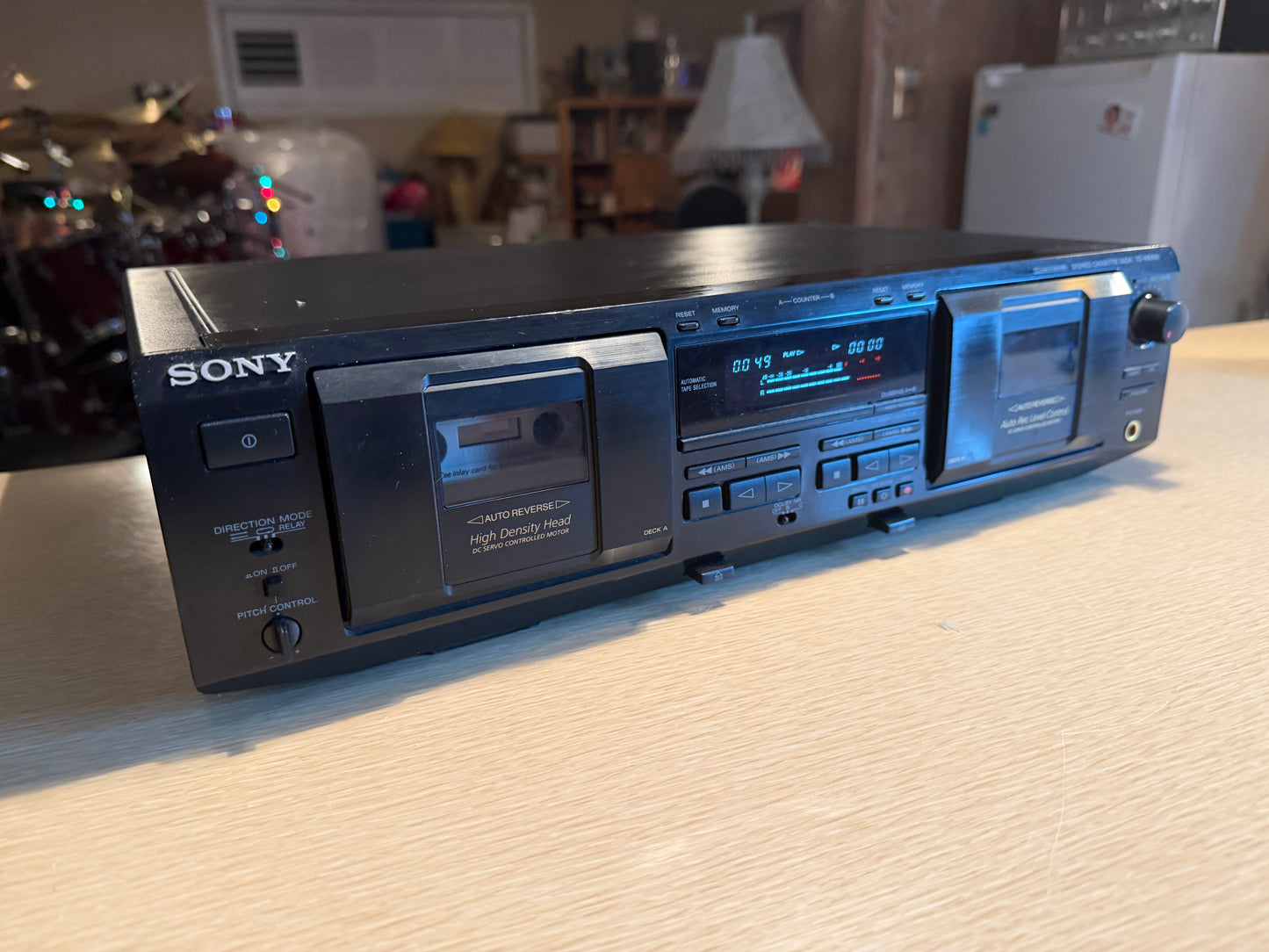 SONY TC-WE435 Dual Cassette Deck Auto-Reverse Dolby B,C Serviced & TESTED #2