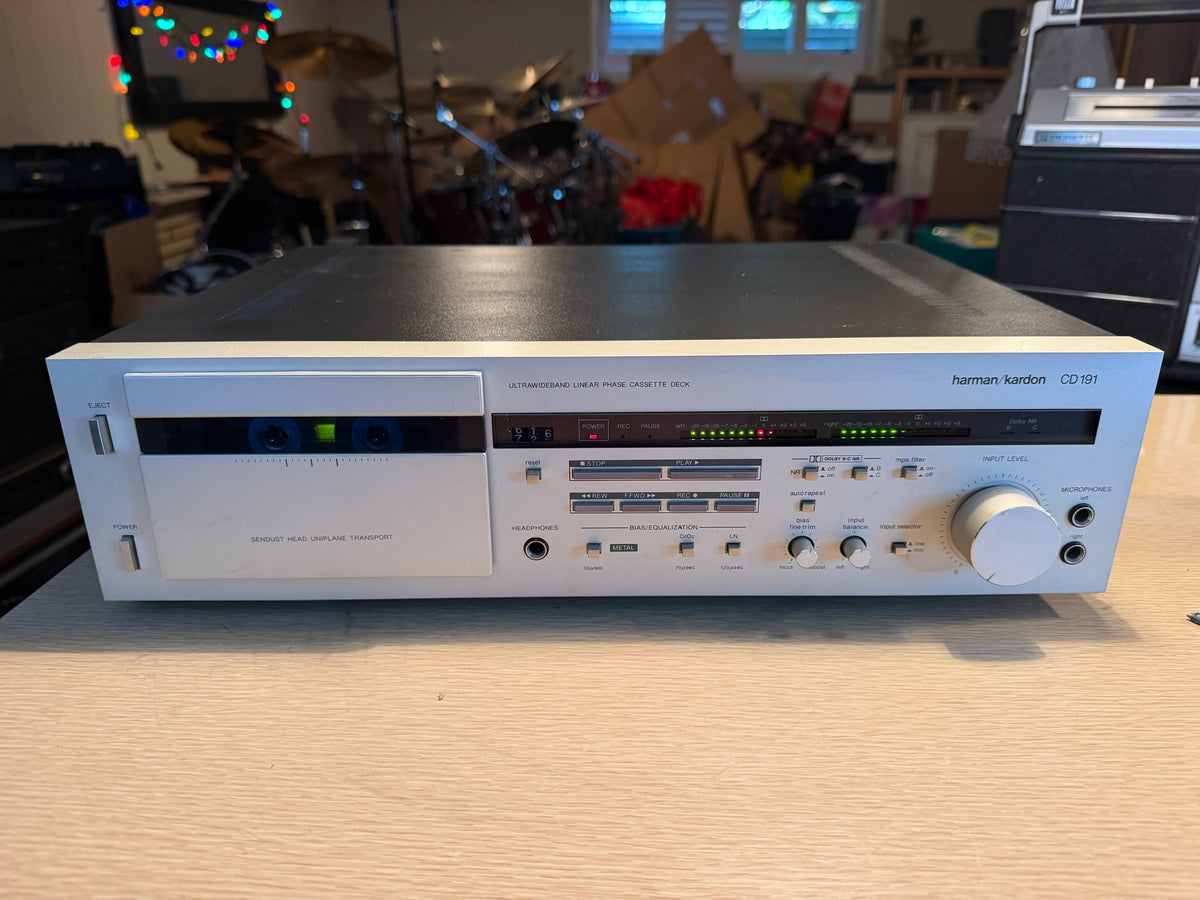 Harman Kardon CD191 High Fidelity Cassette Deck Serviced Sendust Head Dolby🎶🔥