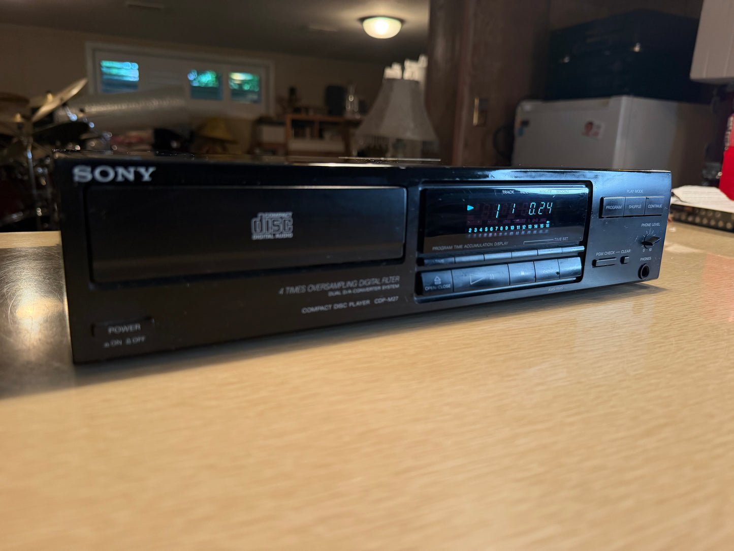 Sony CDP-M27 Compact Disc Player 4 times oversampling *Refurbished* Like NEW