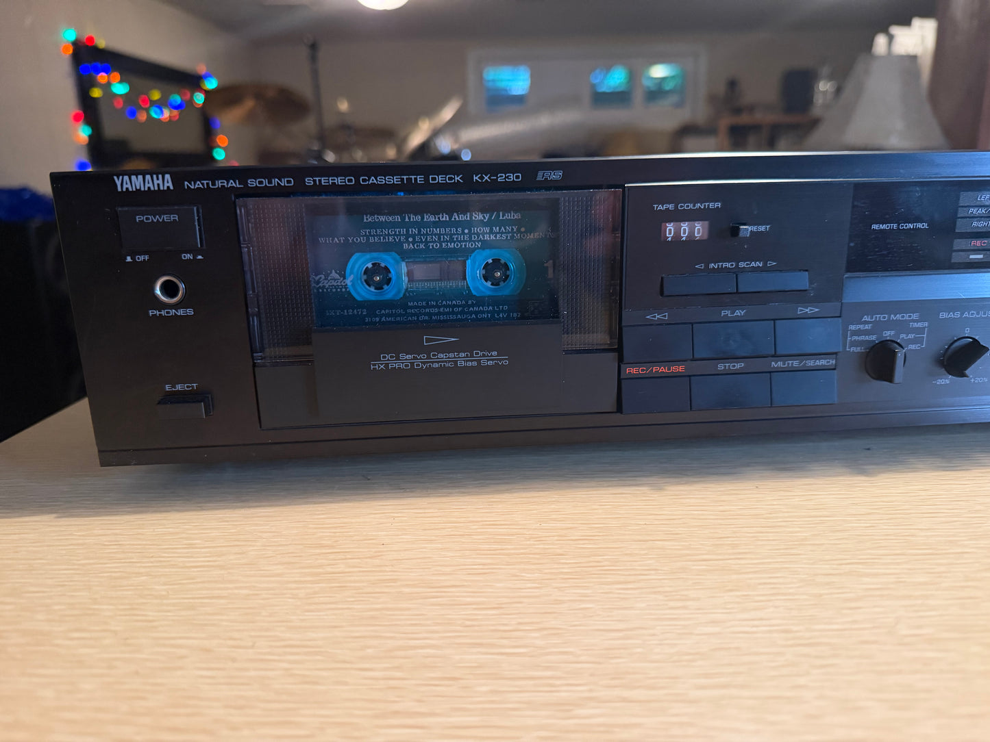 Yamaha KX-230 Natural Sound Stereo Cassette Deck Player Serviced Working Beauty!