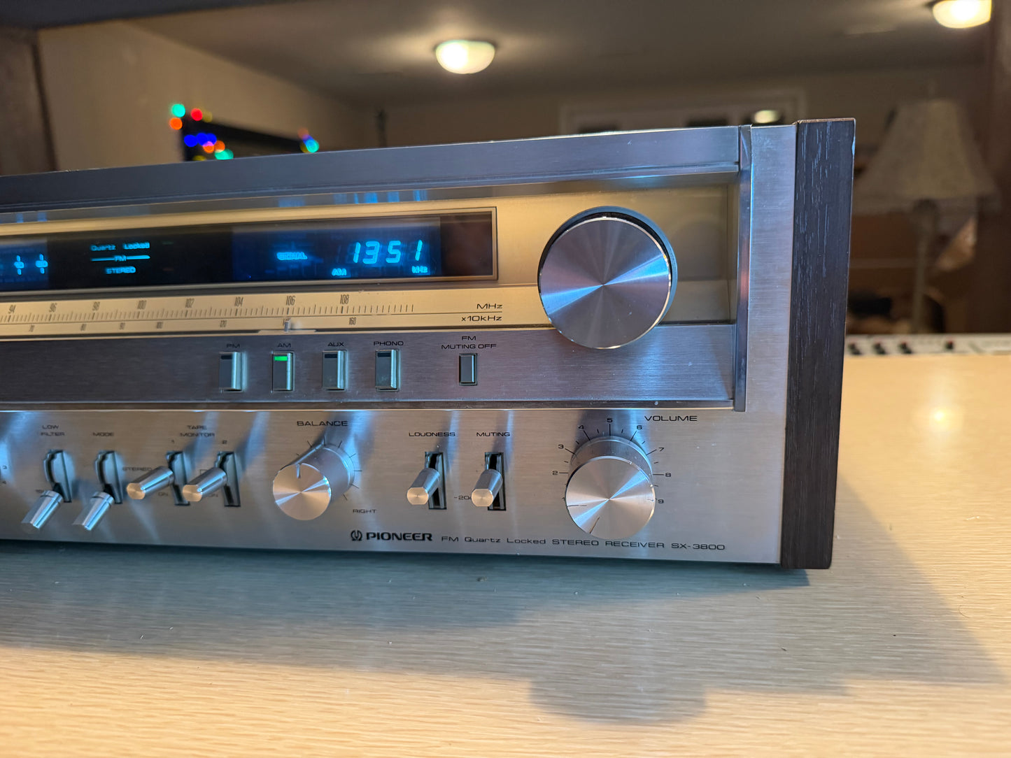 Vintage Pioneer SX-3800 Receiver Amplifier Beautiful Shape Full FRESH Servicing!
